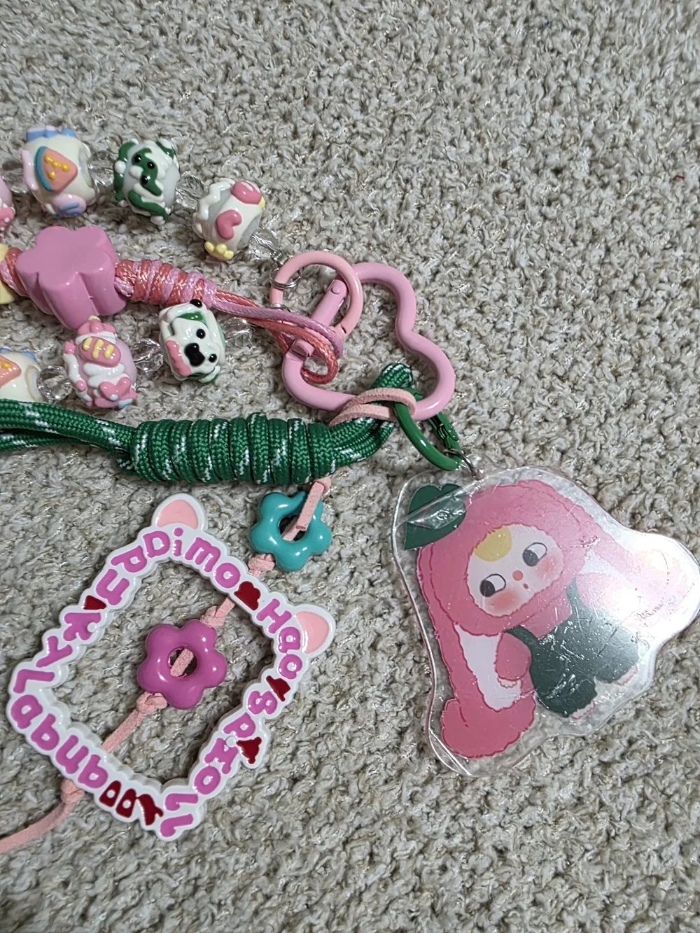 Baby Three Love Keychain
